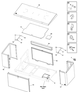 Part Location Diagram of 84004648 Briggs and Stratton Shield, Water